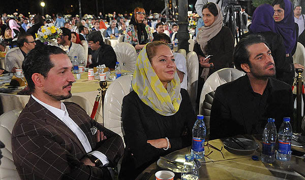 محمدرضا گلزار، مهناز افشار و یاسین رامین در هفدهمین جشن خانه سینما