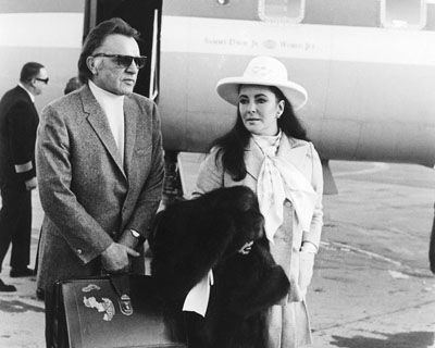 ریچارد برتن و الیزابت تیلور در دهه 1970