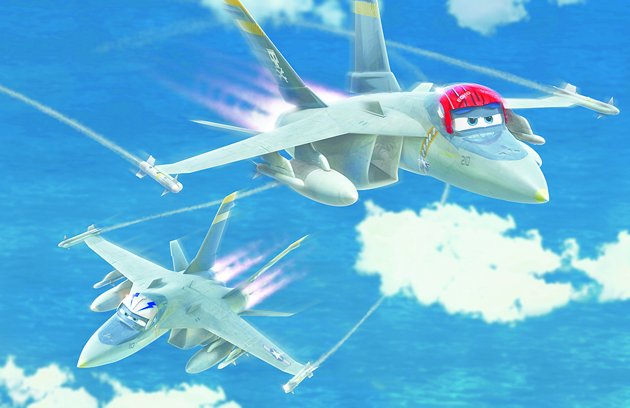 نمایی از انیمیشن هواپیماها