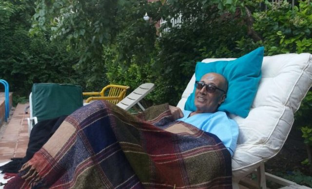 عباس کیارستمی در بستر بیماری