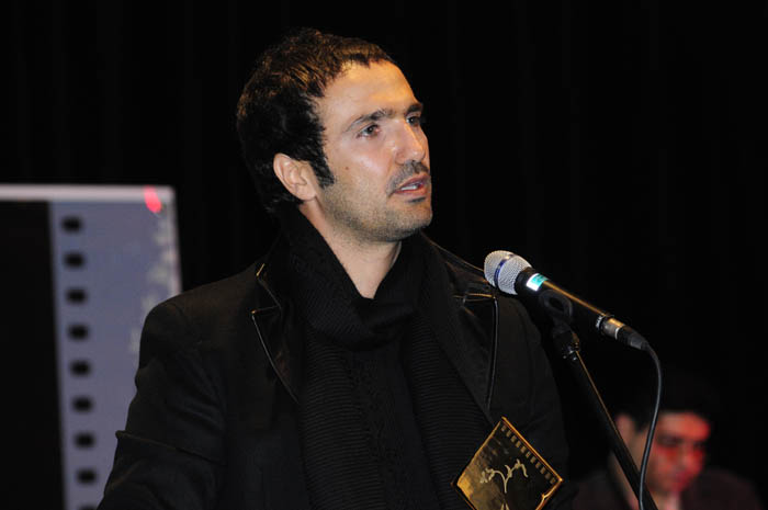 محمدرضا فروتن برنده جایزه بهترین بازیگری برای فیلم عیار 14. عکس از الهام عبدلی