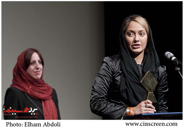 مهناز افشار در ششمین جشن انجمن منتقدان سینمای ایران