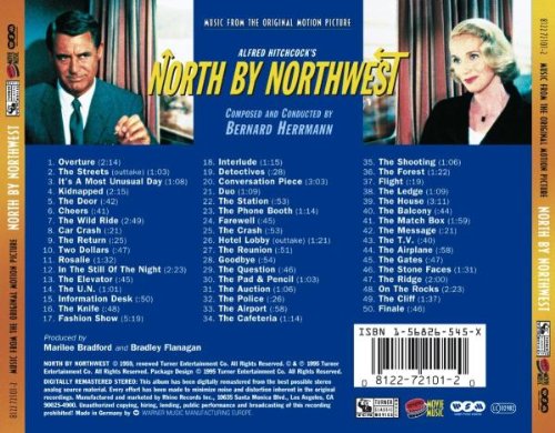تصویر پشت سی دی موسیقی شمال از شمال غربی برنارد هرمن