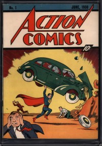 یک میلیون دلار برای چاپ اول و ده سنتی کتاب مصور سوپرمن!